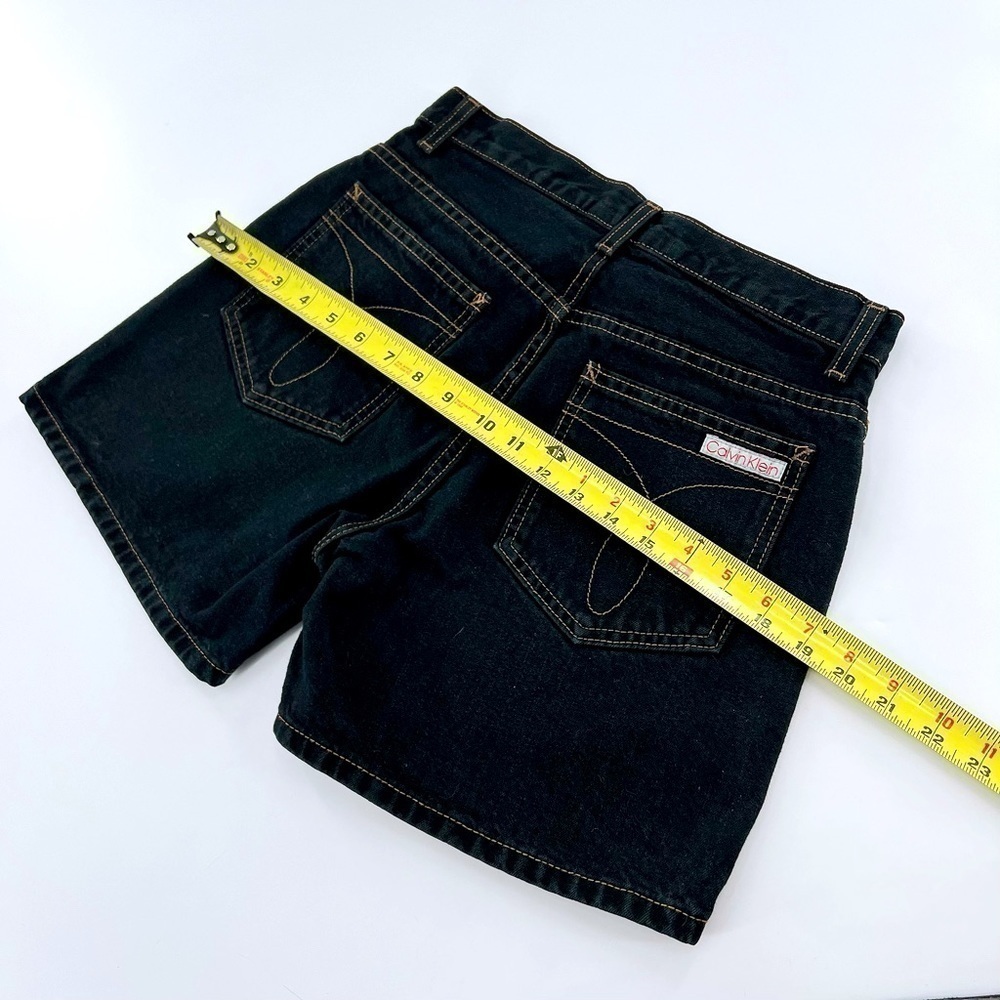 Calvin Klein Jeans Black 100% Cotton Women’s Shorts size 6 - Picture 7 of 12